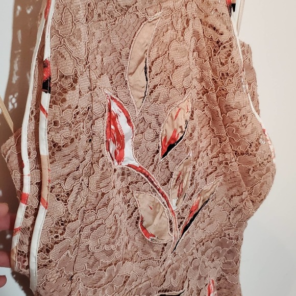 Sachin + Babi SPRING 2017 READY-TO-WEAR Romantic Pink Floral & Lace Dress - Picture 4 of 16